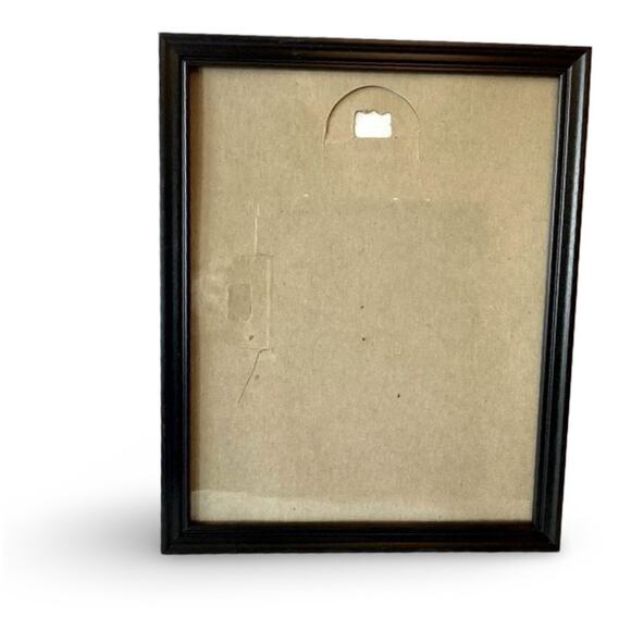 Black Plastic Picture Frame - Picture 1 of 3